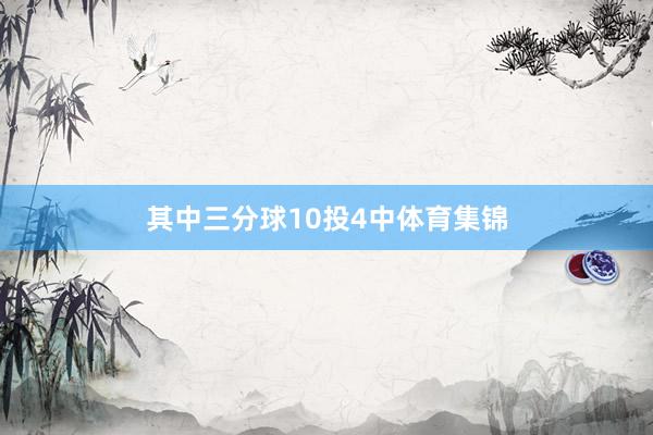 其中三分球10投4中体育集锦