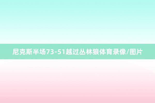 尼克斯半场73-51越过丛林狼体育录像/图片