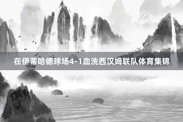 在伊蒂哈德球场4-1血洗西汉姆联队体育集锦