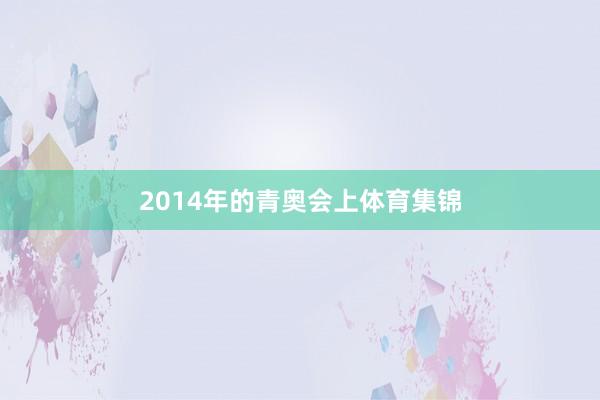 2014年的青奥会上体育集锦