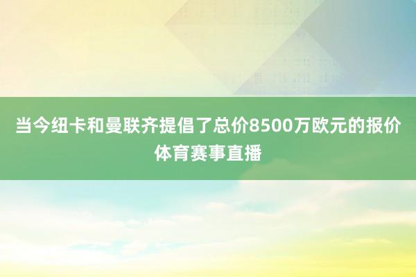 当今纽卡和曼联齐提倡了总价8500万欧元的报价体育赛事直播