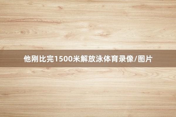 他刚比完1500米解放泳体育录像/图片
