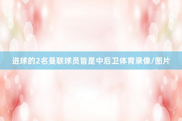 进球的2名曼联球员皆是中后卫体育录像/图片