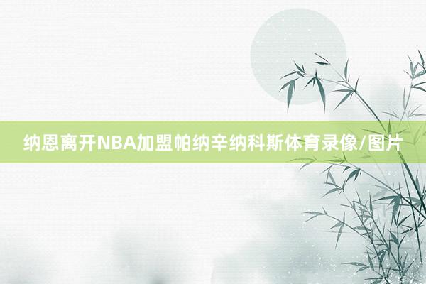 纳恩离开NBA加盟帕纳辛纳科斯体育录像/图片