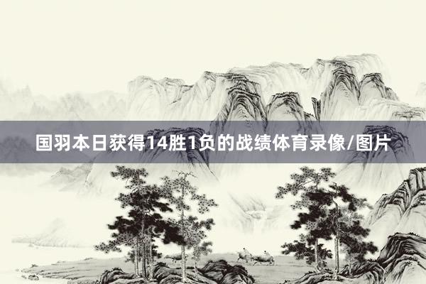 国羽本日获得14胜1负的战绩体育录像/图片