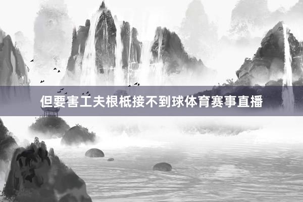 但要害工夫根柢接不到球体育赛事直播