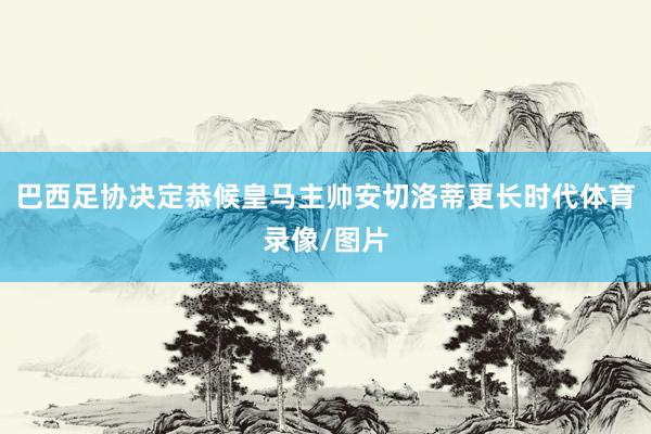 巴西足协决定恭候皇马主帅安切洛蒂更长时代体育录像/图片