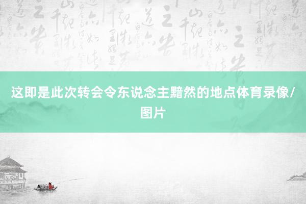 这即是此次转会令东说念主黯然的地点体育录像/图片