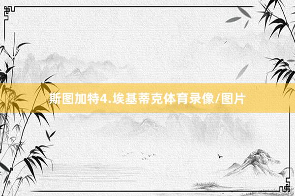 斯图加特4.埃基蒂克体育录像/图片